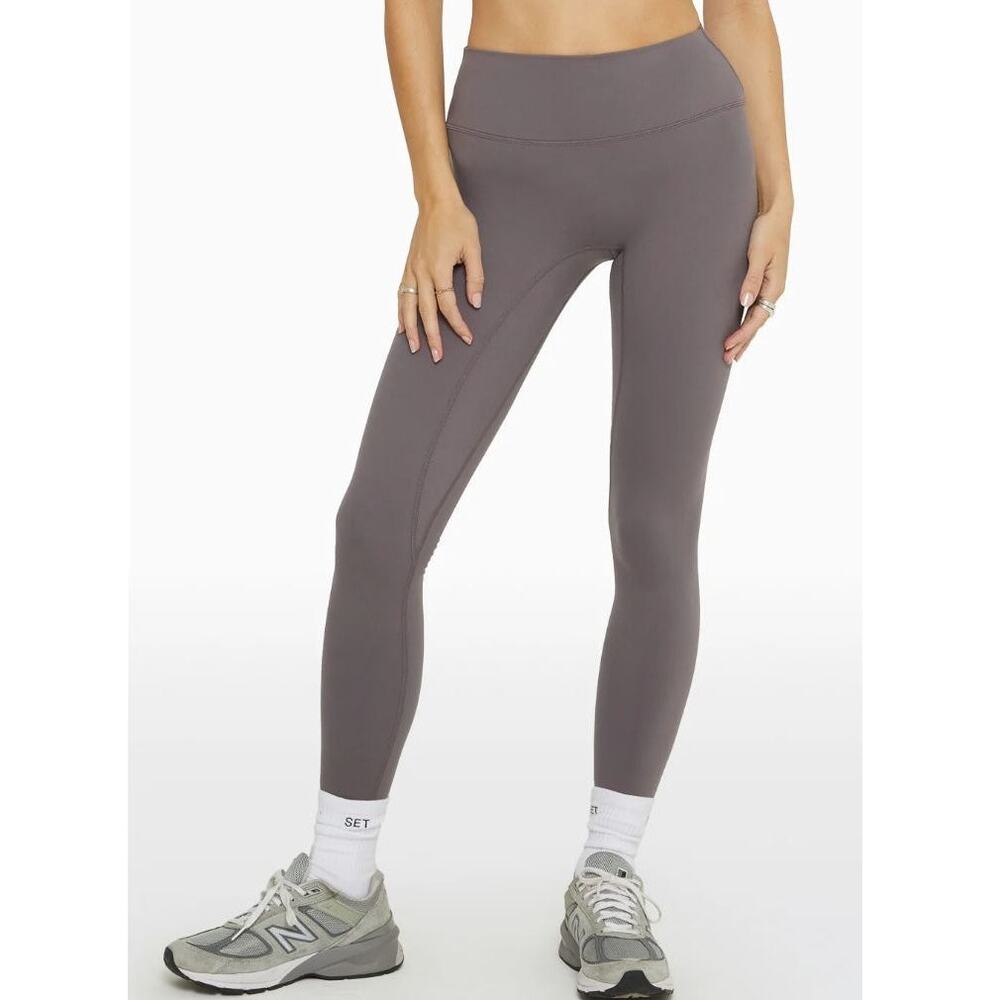 Set Active Formcloud Leggings XS Mauve Smoke High Rise Soft Gym Sport Athleisure